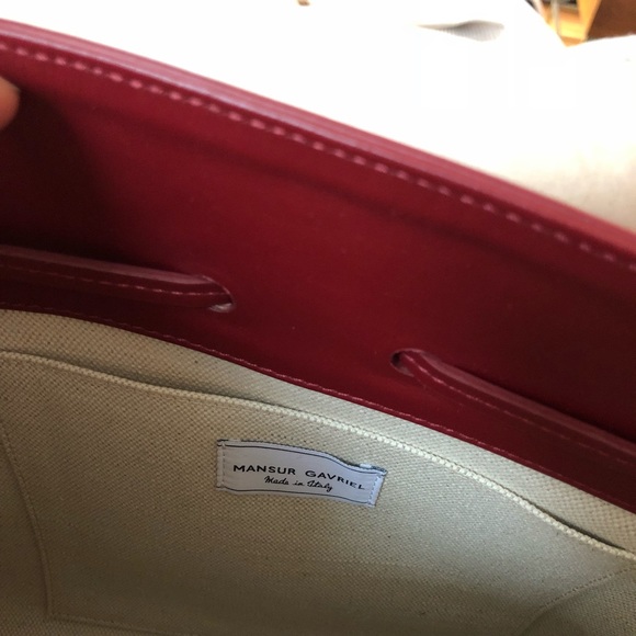 Mansur Gavriel Rococo Red Sun Bag - Picture 2 of 8